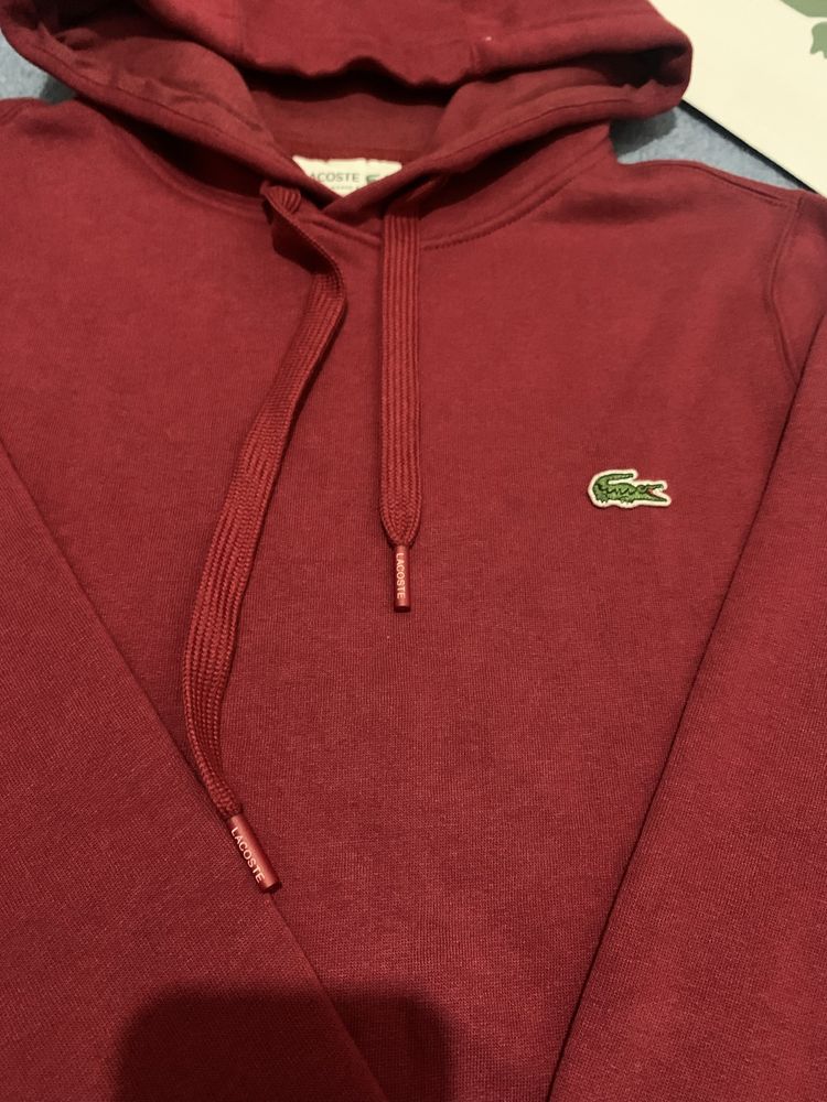 Sweatshirt lacoste vermelha