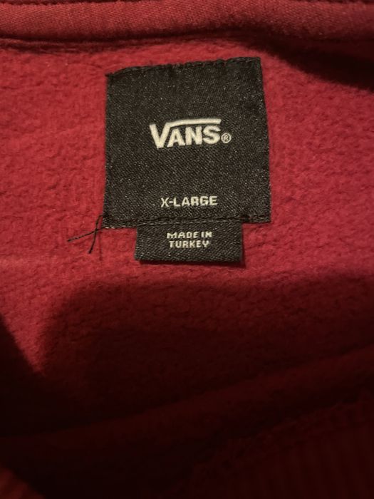 Sweat Vans Tamanho XL