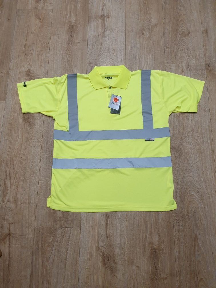 Nowa Koszulka sygnalizycyjna odblaskowa VIZWEAR r. L