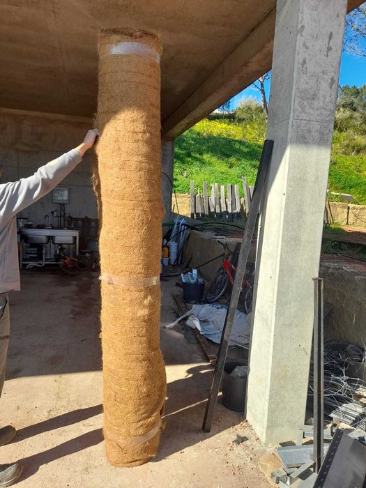 Mantas orgânicas de côco - para sementeiras em terrenos inclinados