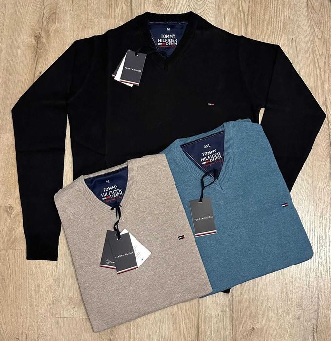 Sweter męski lacoste Ralph Lauren serek i okragle