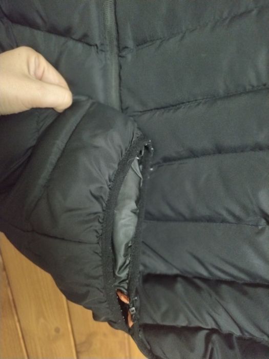 Męska kurtka czarna zimowa brave soul L/XL