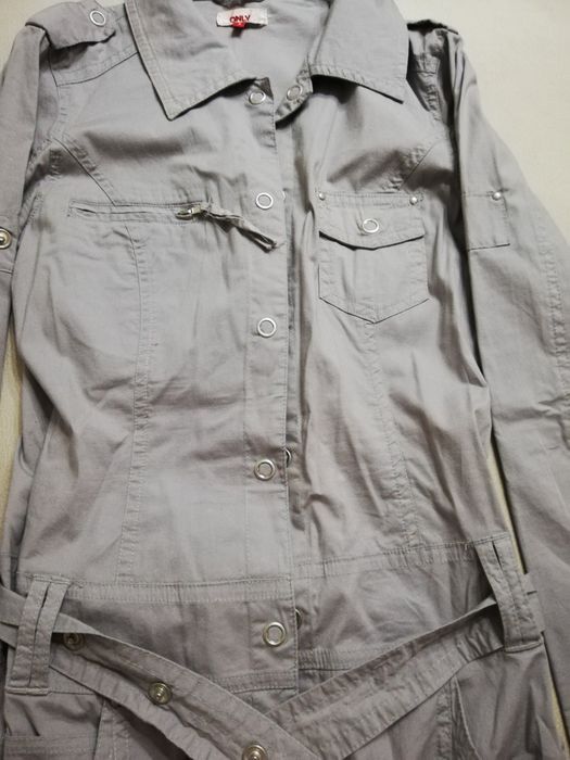 Gabardine cinzenta Only