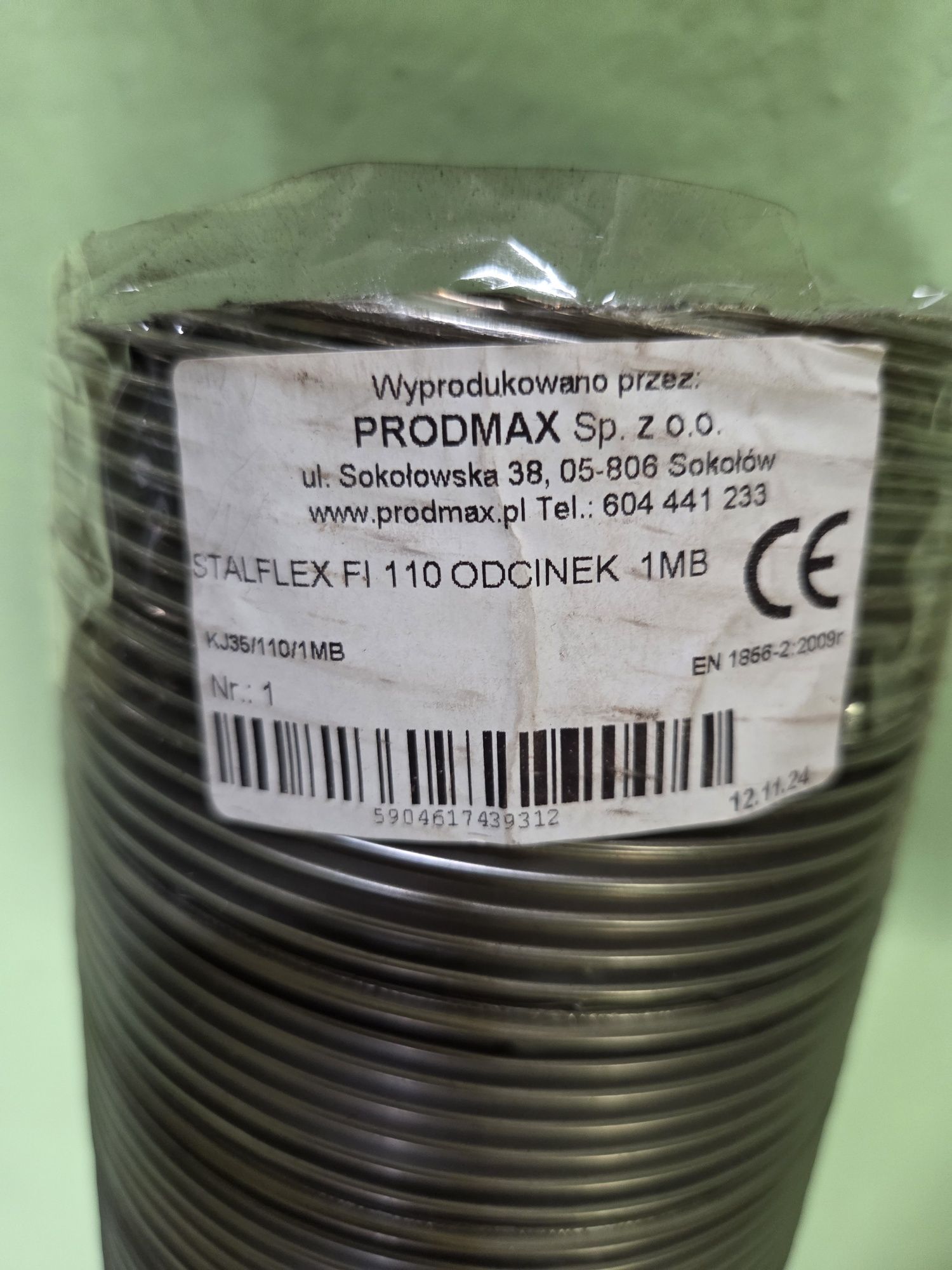 Rura kwasówka do pieca gazowego fi 110 1mb