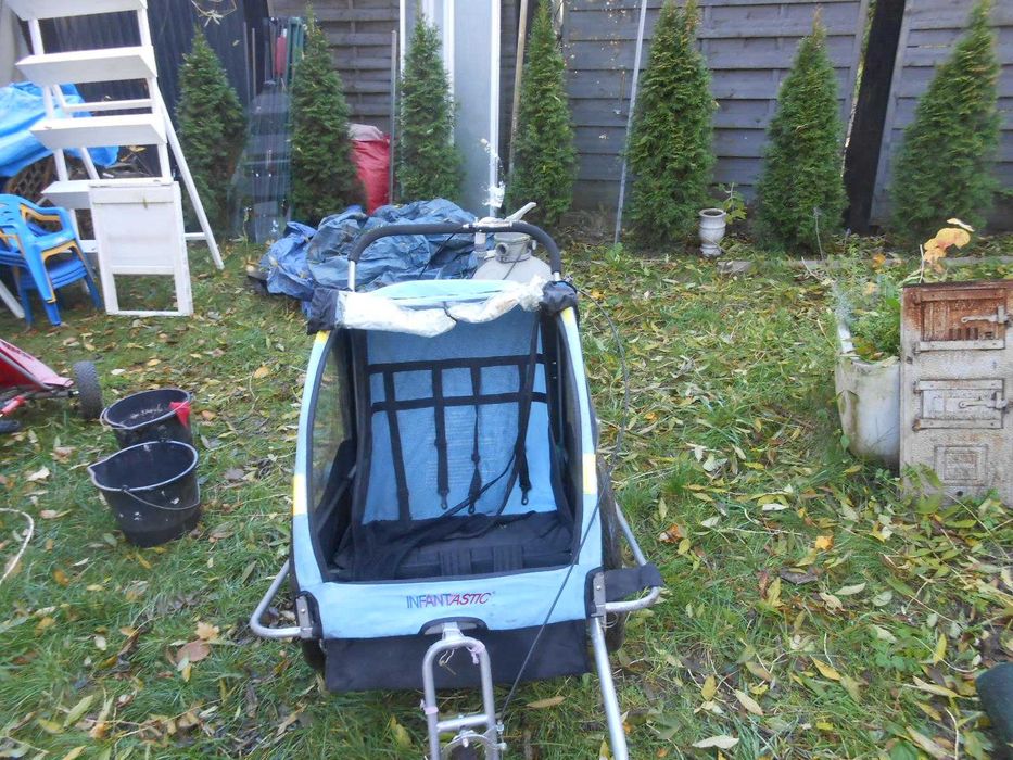 Przyczepka dla dzieci do roweru okazja