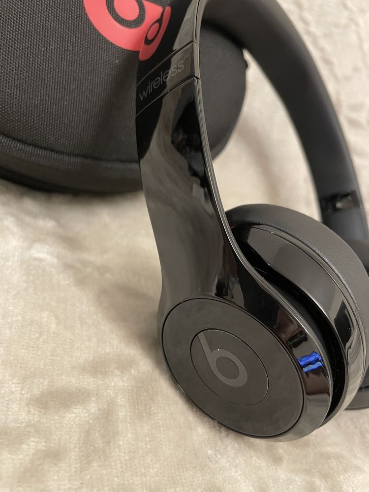 Beats Solo 3 Wireless Gloss Black Słuchawki Bezprzewodowe Czarne