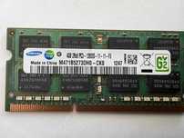 DDR3 4GB RAM 2Rx8 PC3 - 12800S SAMSUNG