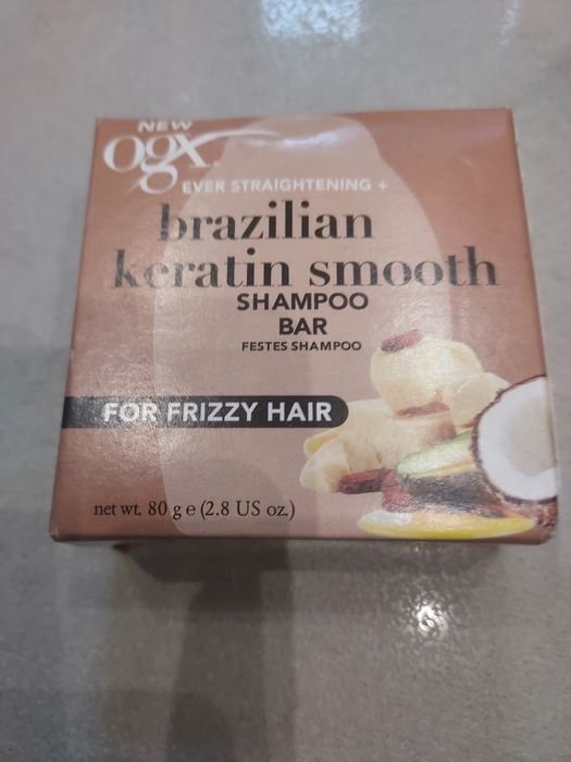Ogx 3szt szampon keratynowy w kostce