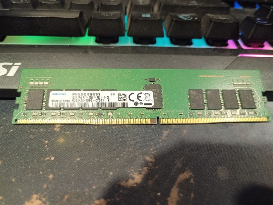 Pamięć RAM Samsung DDR4 16Gb 2666mhz