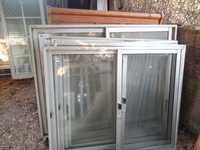Janelas e Portas aluminio usadas Bom estado