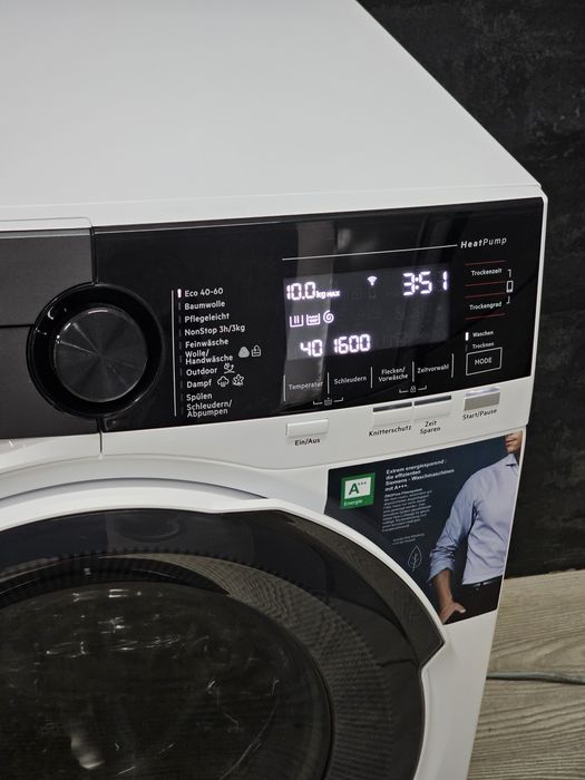 Прально-сушильна машина AEG LWR9W80609 стан Ідеал тепл насос 2024р