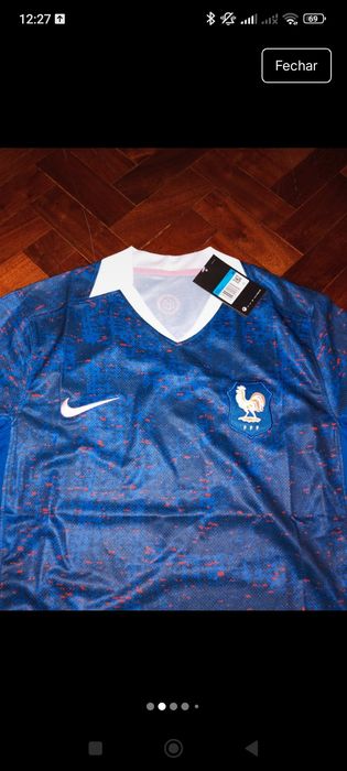Camisola Principal Seleção Francesa Nike Tamanho M 2025/2026
