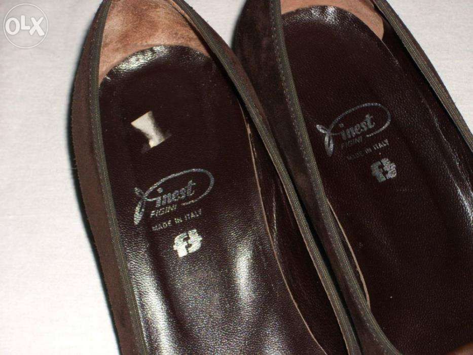 Finest Figini  włoskie Skórzane buty Mokasyny 39,5 40