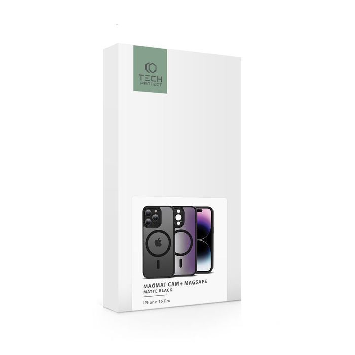 Tech-Protect Magmat Cam+ Magsafe Iphone 15 Pro Matte Black