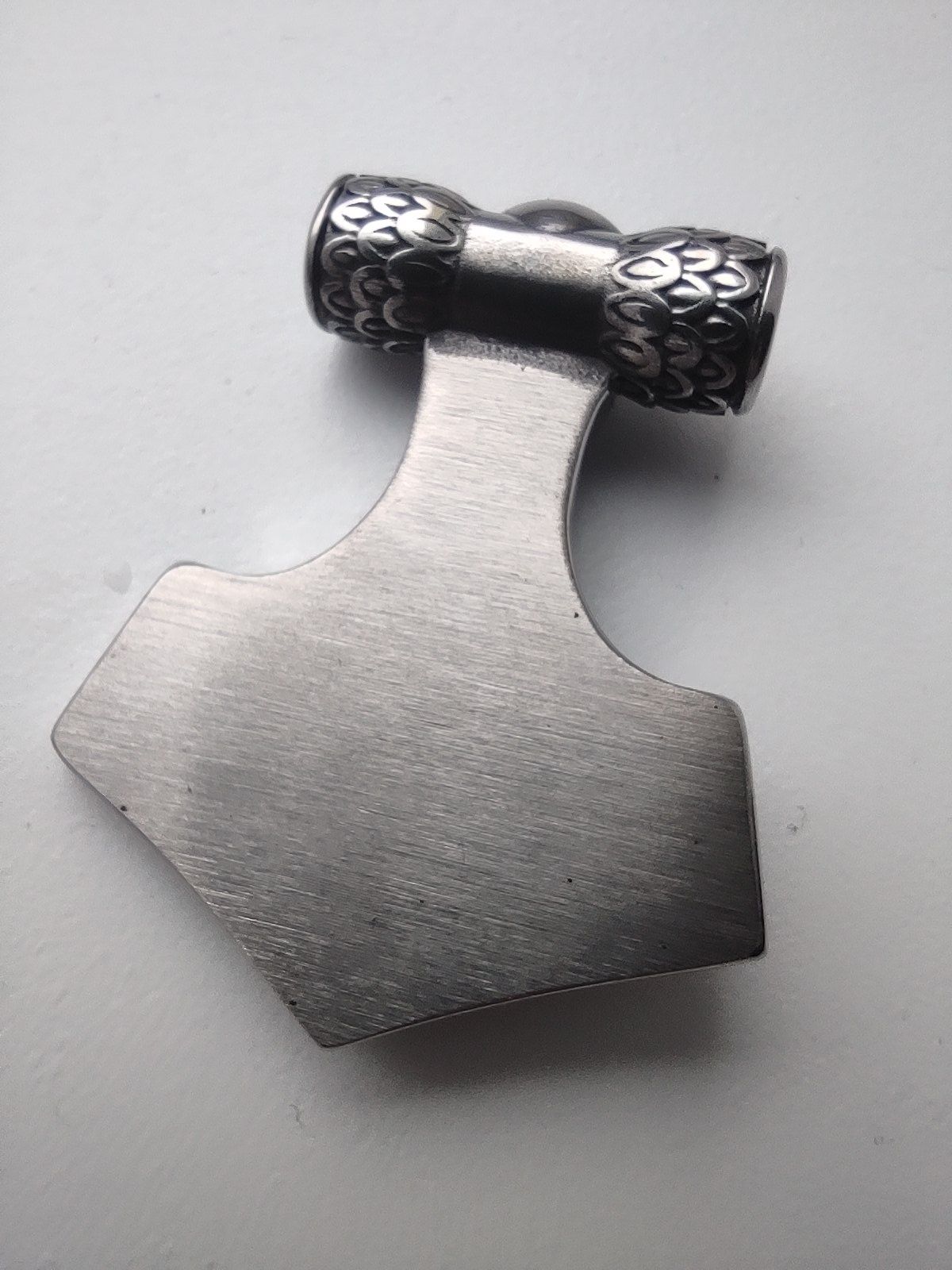 Новий кулон 4*5 см нержавіюча сталь молот Тора вовк руни метал вікінги