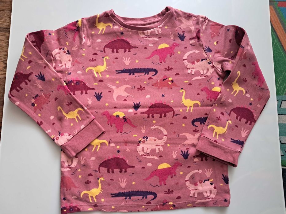 Super piżamka John Lewis, 100% bawełna, dinozaury, r. 122/ 7lat