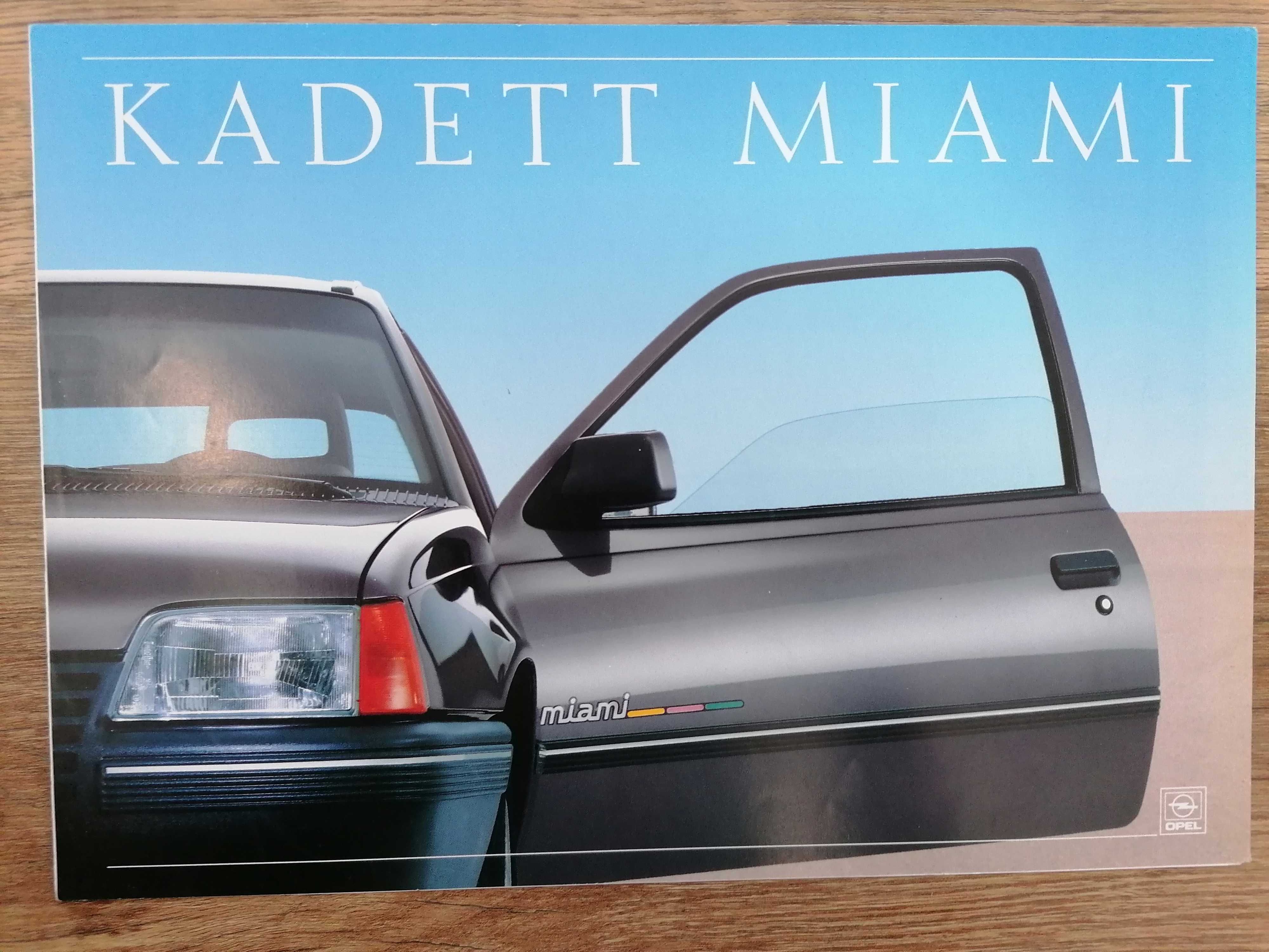 Prospekt Opel Kadett Miami