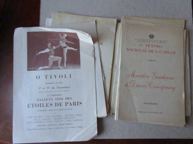 programas antigos ballet  Royal Ballet et