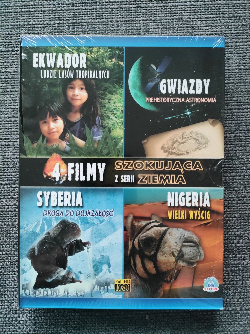 DVD szokująca z serii ziemia 4 filmy (nowe)