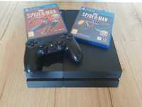 Konsola sony ps4 + 2 gry Spider-Man