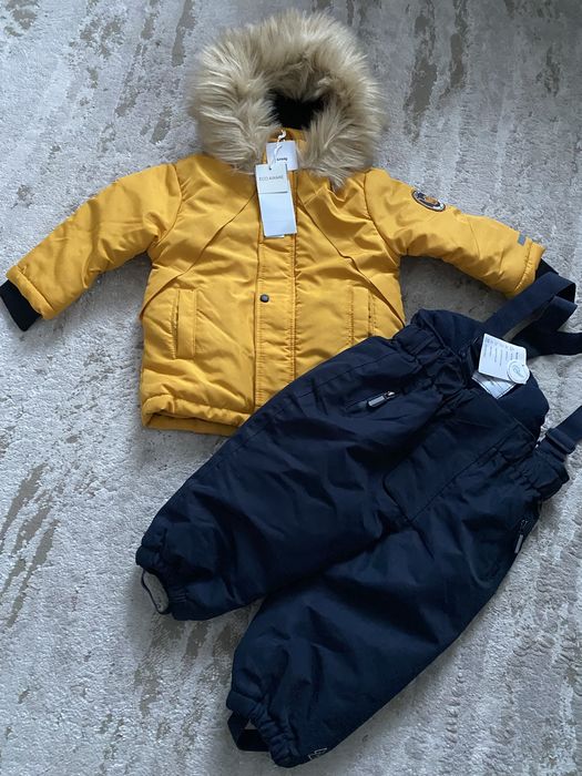 Комплект  новий зимовий,  куртка і напівком.р.80 см. Sinsay.Topomini