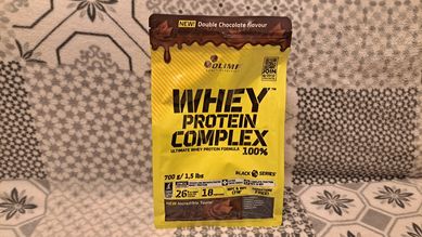 Nowe Opakowanie Whey Protein Complex o smaku Double Chocolate Flavour