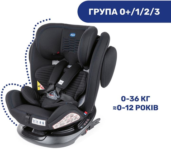 Автокрісло Chicco Unico Plus Air Чорне