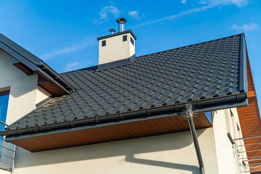 Blachodachówka 9005 czarny, blacha modułowa, pokrycie dachowe