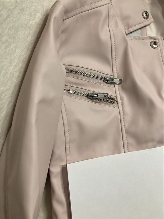 Dziecięca kurtka z imitacji skóry