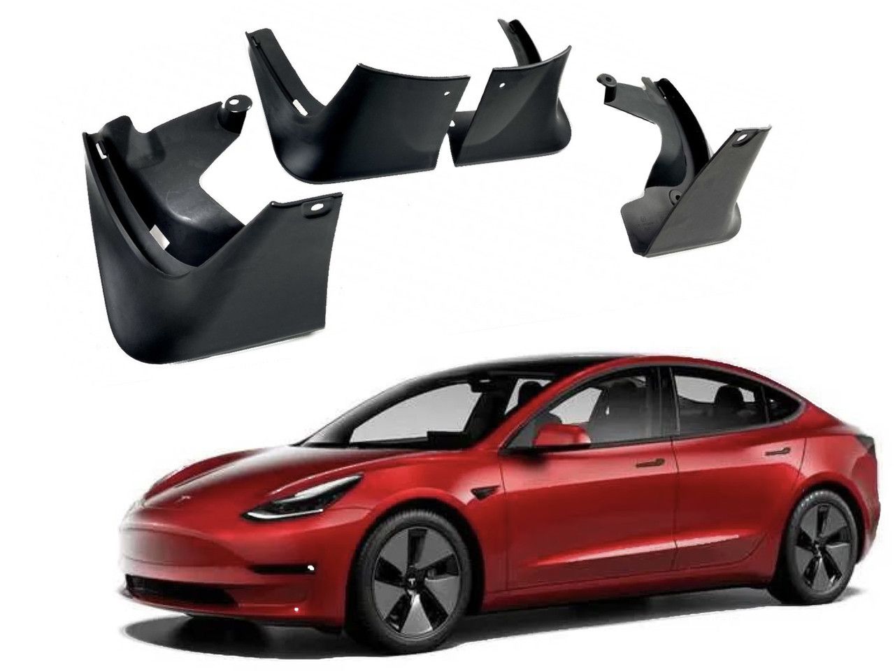 Модельні бризковики для Tesla Тесла Model 3/Model S/Model X/Model Y