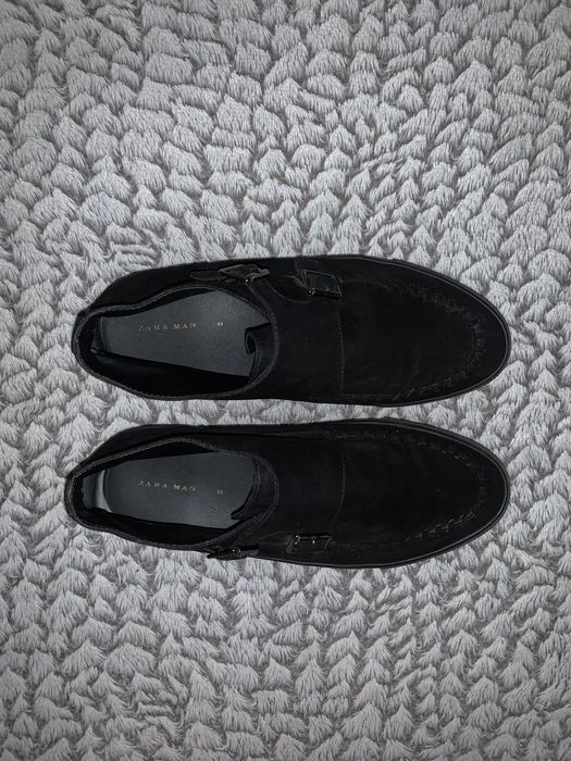 Ботинки черевики чорні чоловічі Zara