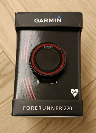 Zegarek biegowy GARMIN Forerunner 220 + nowy pas HR do pomiaru tętna