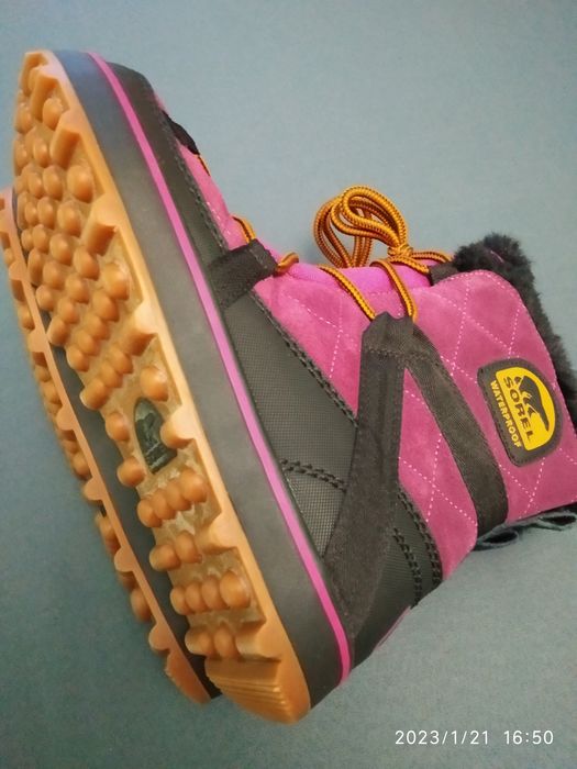 Зимові жіночі термо черевики Sorel Waterproof 39р.