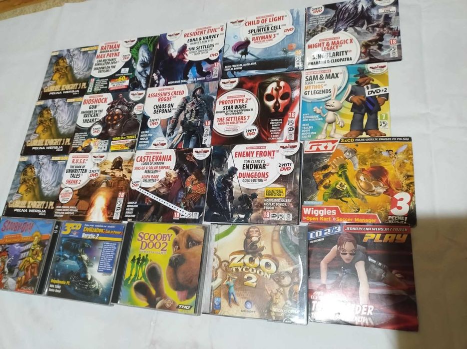 Zestaw kolekcjonerskich Gier komputerowych PC