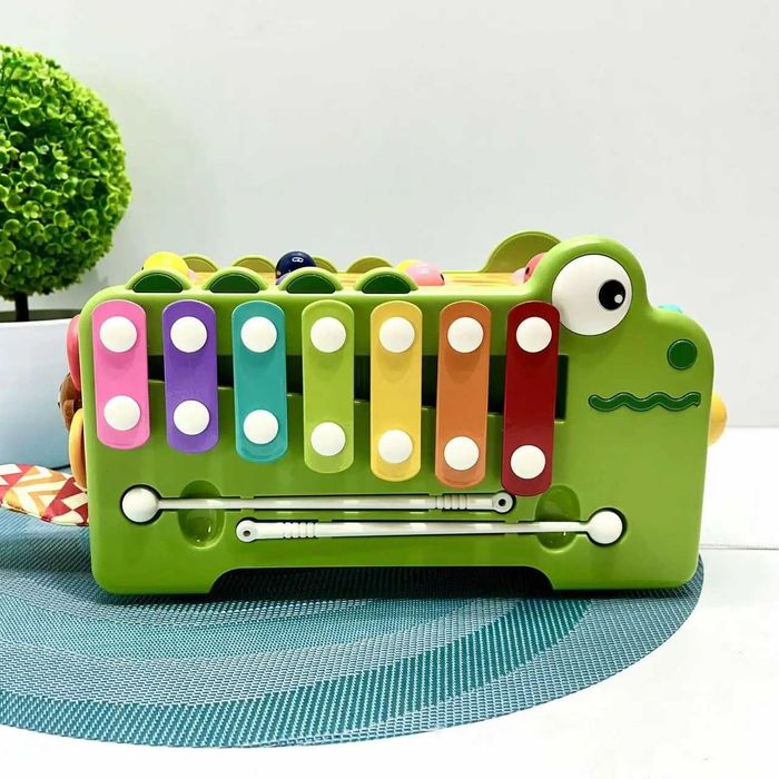 Гра Крокодил рибалка бізіборд каталка на шнурку 27см (831)