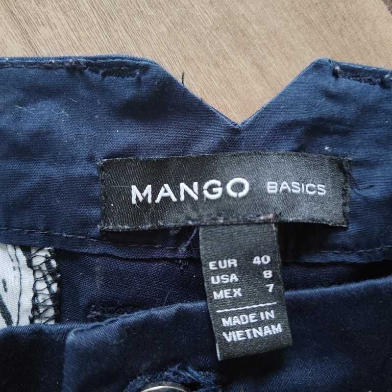 Materiałowe spodnie Mango