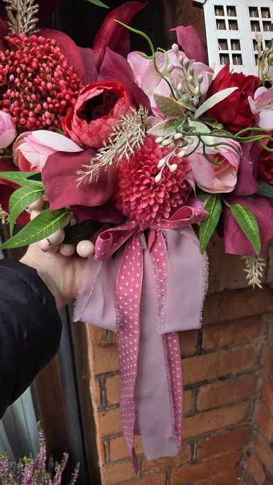 Wianek na drzwi 50 cm Dekoracja drzwi Wieniec jesienny