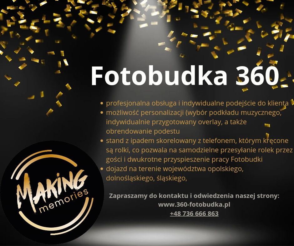 Wynajem i profesjonalna obsluga Fotobudki 360