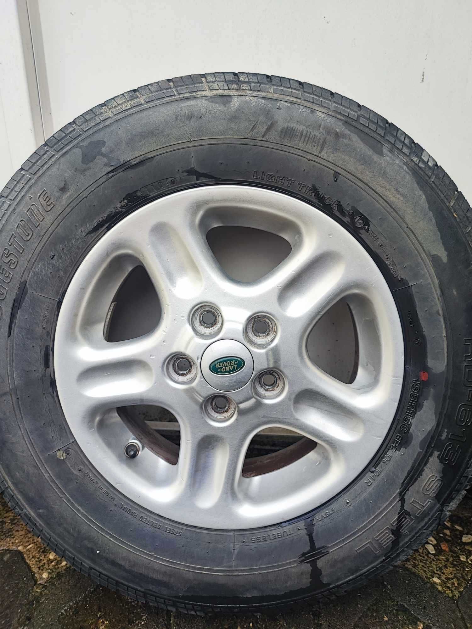 5 Jantes R15 Land Rover Freelander 1 - com Pneus 195/80/R15