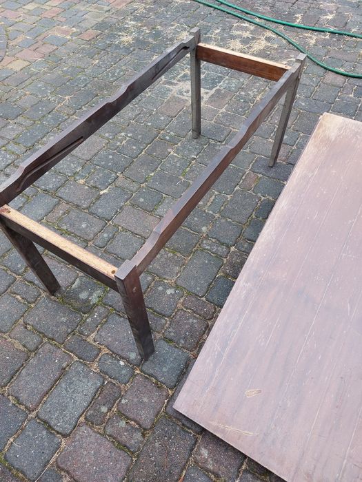 Stół ława rozkładany lite drewno