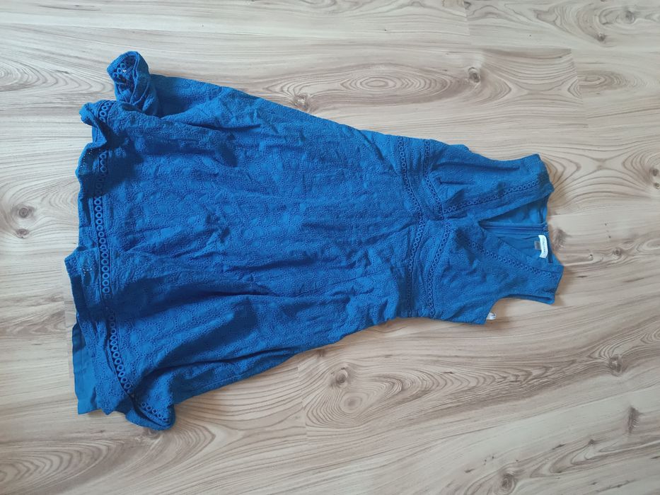 Sukienka Calvin Klein | Rozmiar 36 | Kolor chabrowy