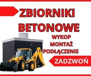 SZAMBO zbiornik betonowy na deszczówkę tanio z wykopem Tarnobrzeg
