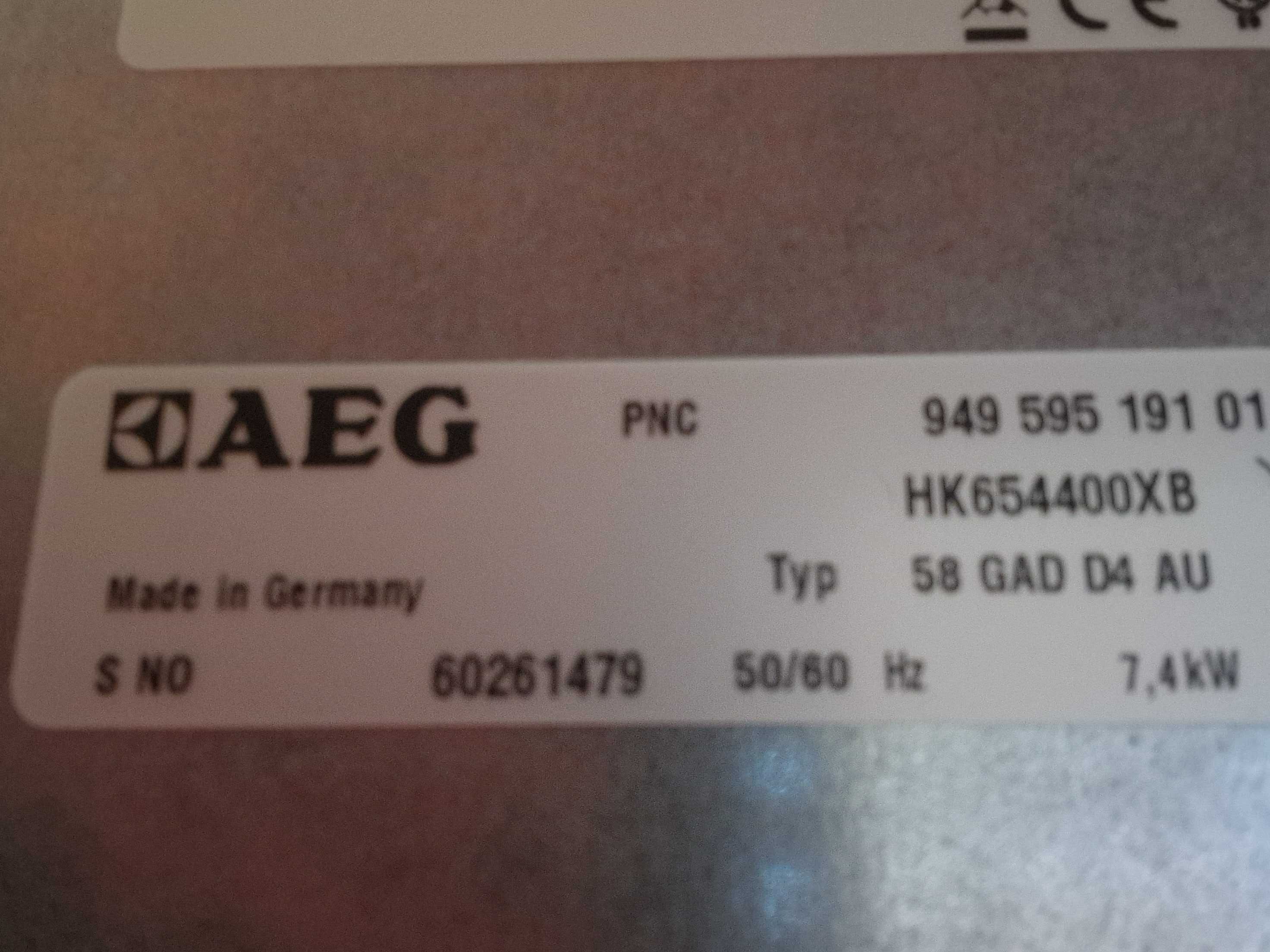 Płyta indukcyjna AEG Electrolux HK654400XB - uszkodzona