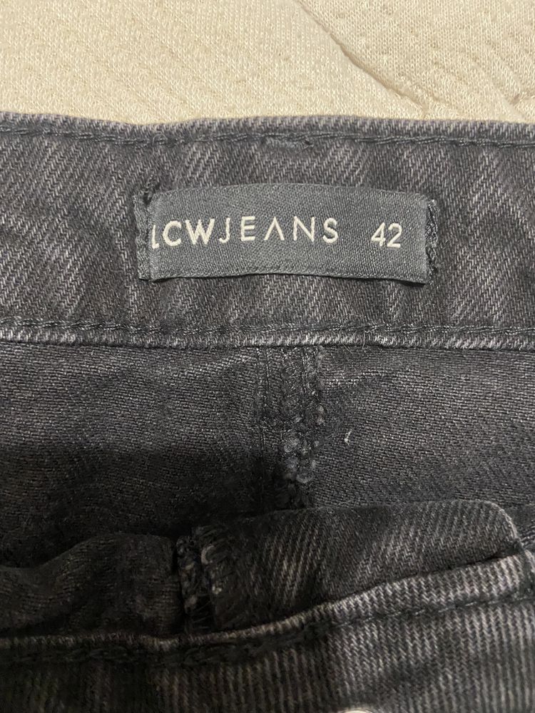 юбка джинсовая чёрная размер 42