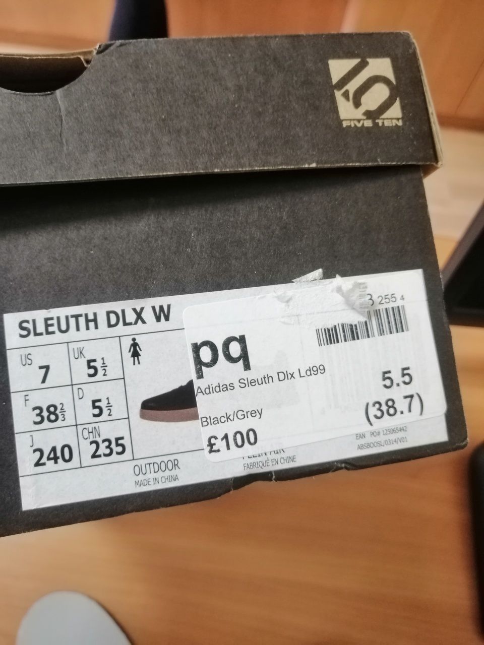 Нові чорні кросівки, кеди оригінал Adidas, розмір 38