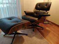 Charles Eames, Cadeirão em pele natural. Entrega ime