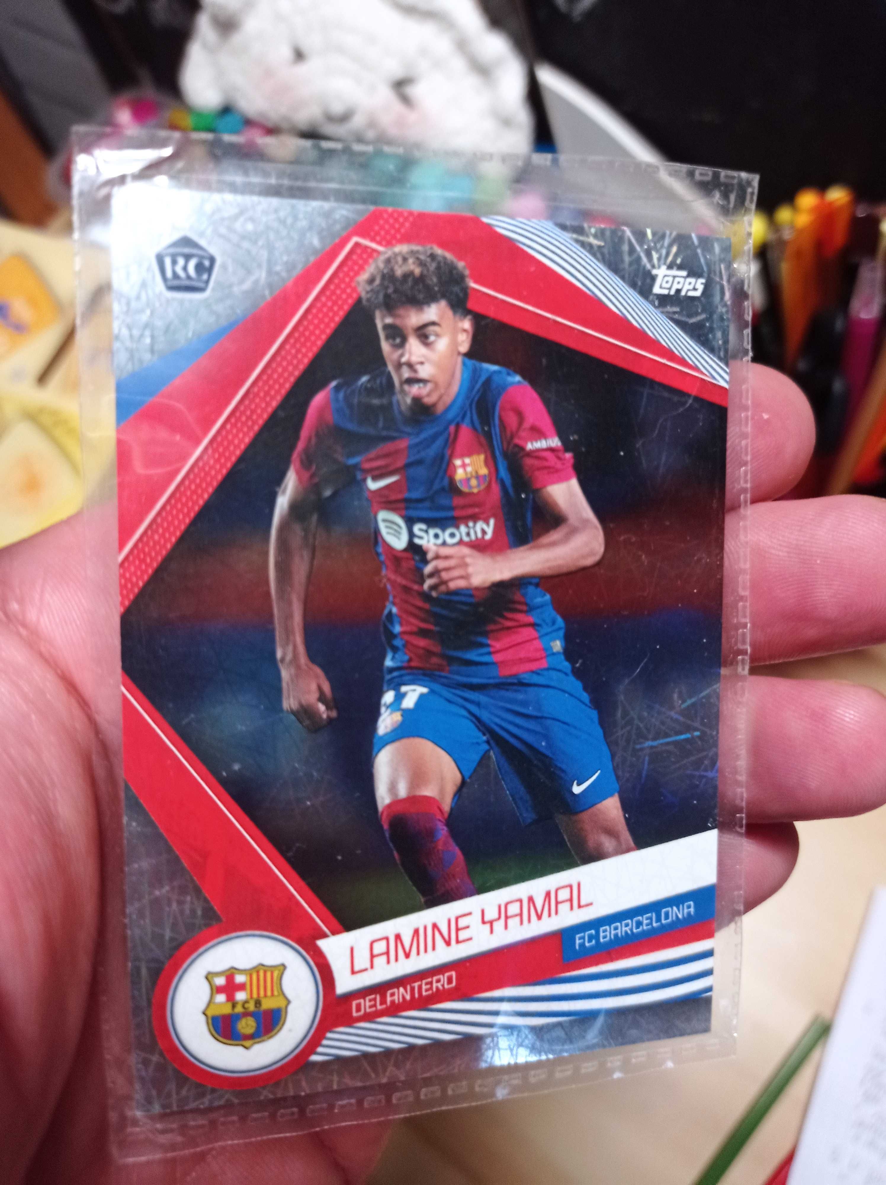 Lamine Yamal silver.. topps fan set fc Barcelona