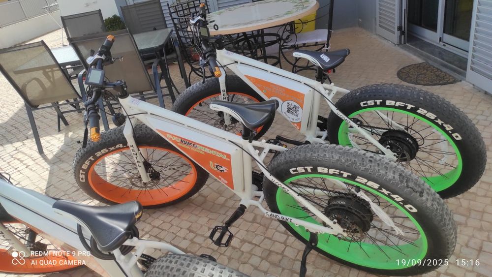 6 bicicletas fat tire eletricas