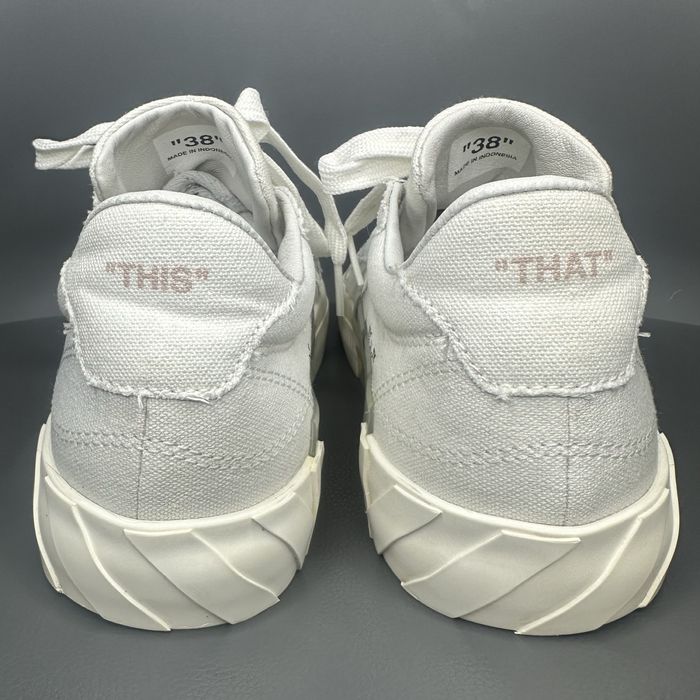 Кроссовки Off-White Vulcanized Eco Canvas Low р.37-38(23.5-24см) ОРИГ!