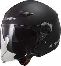 Lekki KASK otwarty JET blenda LS2 OF569.2 TRACK MATT BLACK